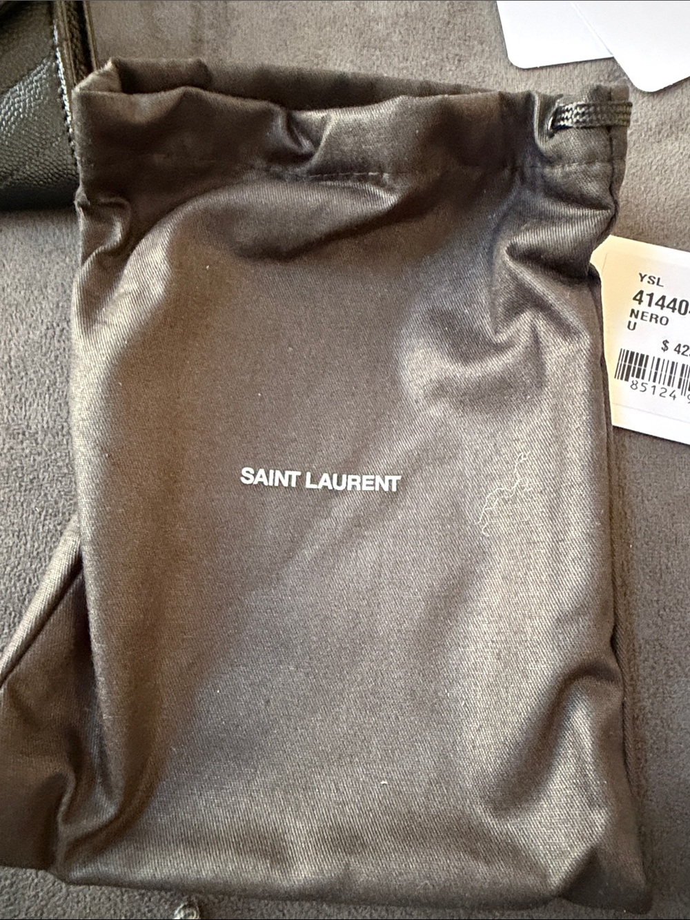 <<<Sold on Another Platform>>>.Saint Laurent Black Monogram Quilted Wallet - Picture 4 of 10